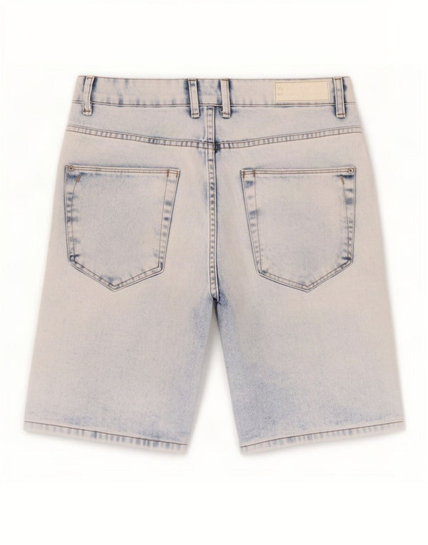 Zara Short en jean pour homme EU 40 Medium W31 Bleu Coton