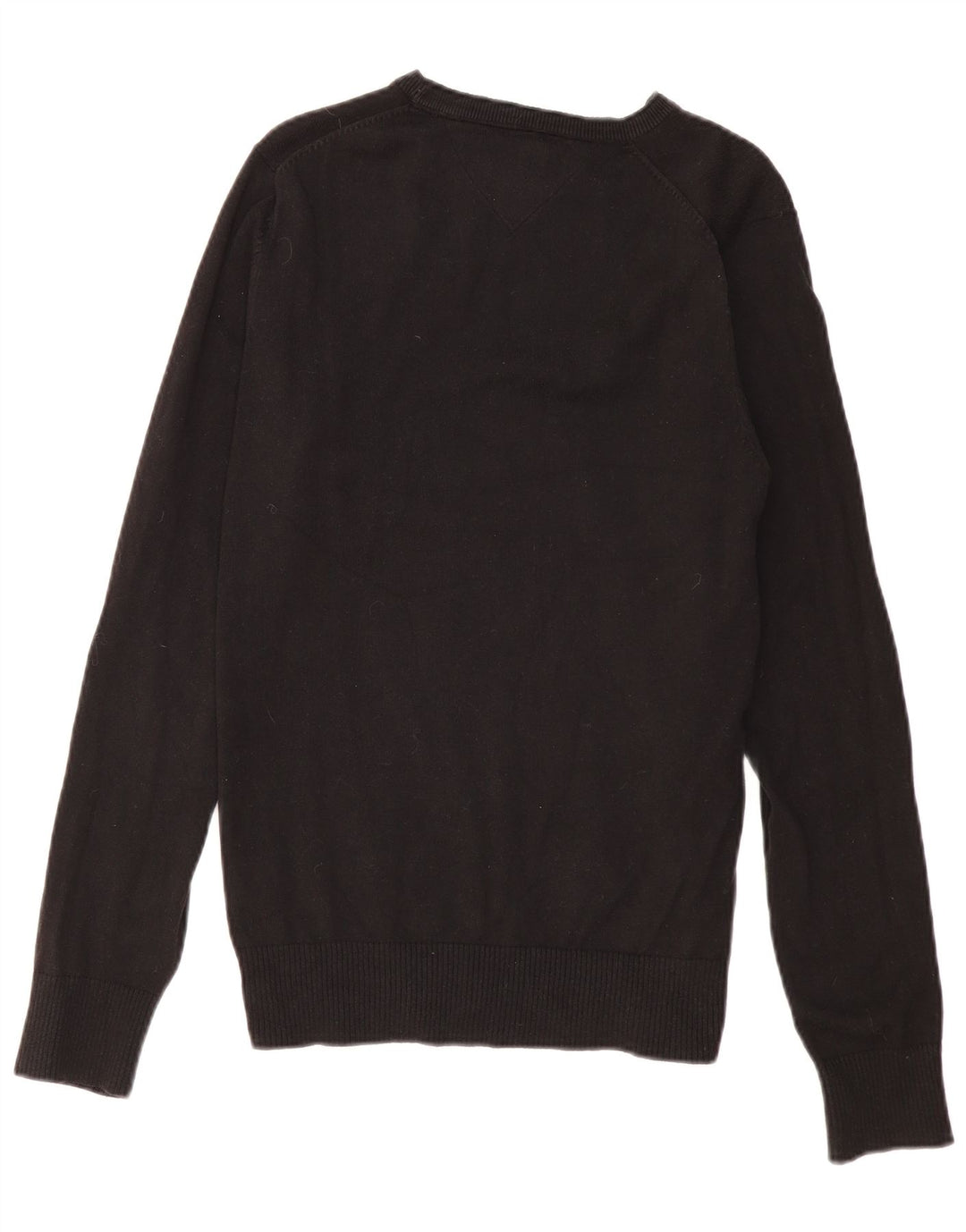 TOMMY HILFIGER Pull Col Bateau Homme Noir Moyen Coton
