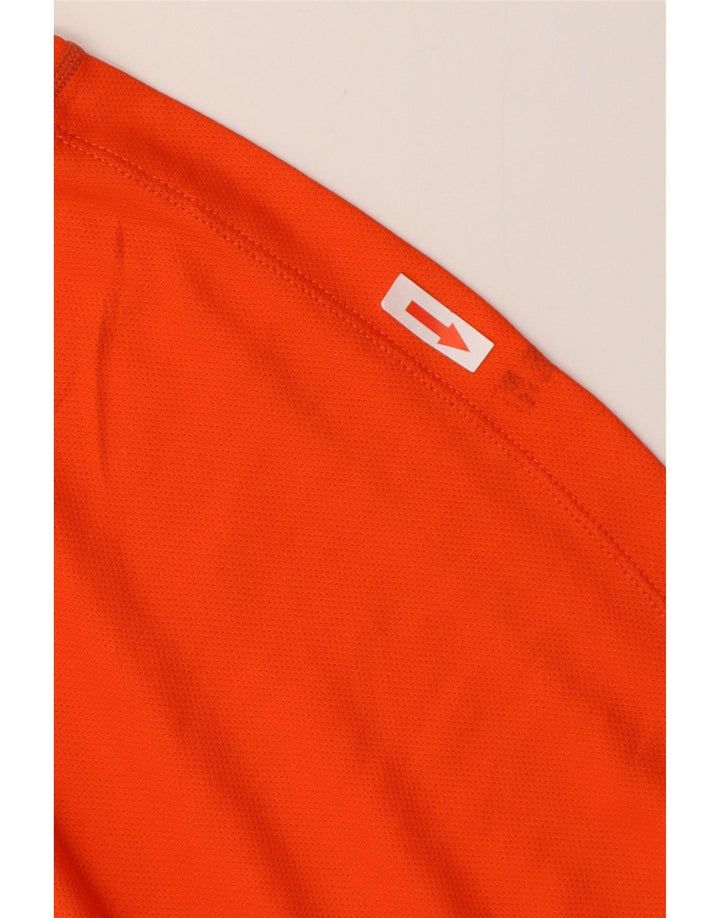 NIKE T-shirt Dri Fit pour hommes, petit, orange, colour block
