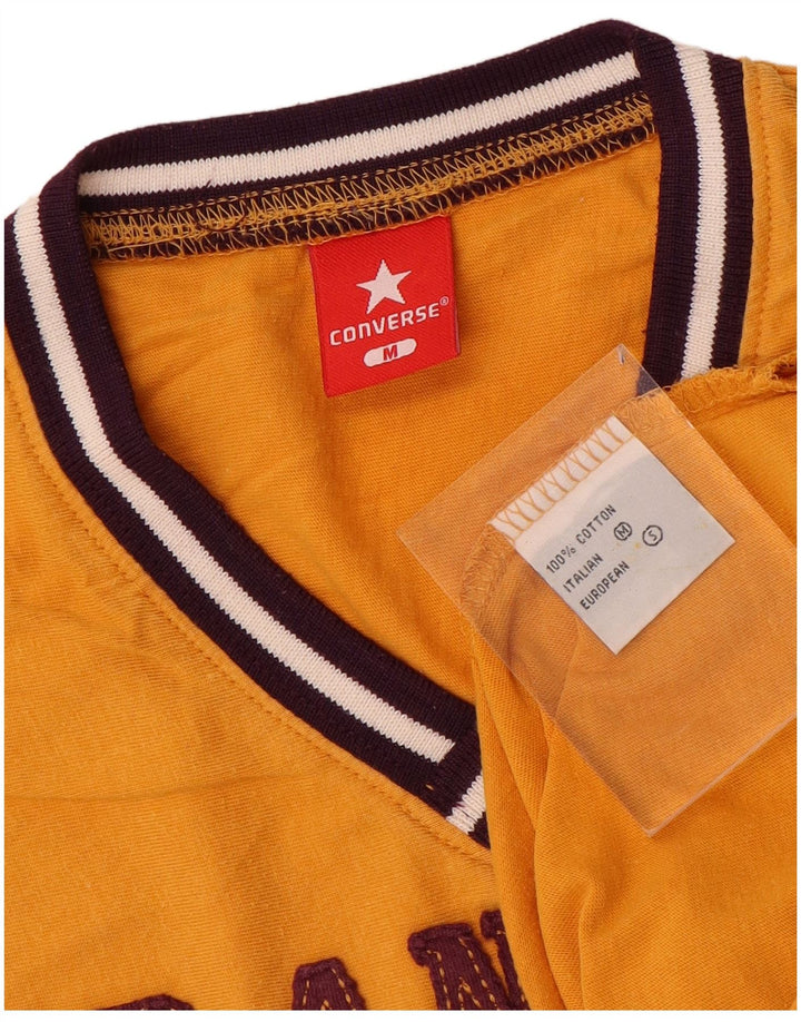 Converse Débardeur Graphique Homme Jaune Moyen Coton
