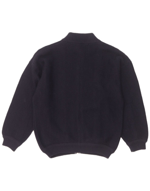 Settebello Pull Cardigan Homme Bleu Marine Moyen Laine