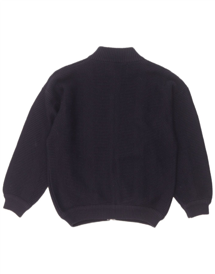 Settebello Pull Cardigan Homme Bleu Marine Moyen Laine