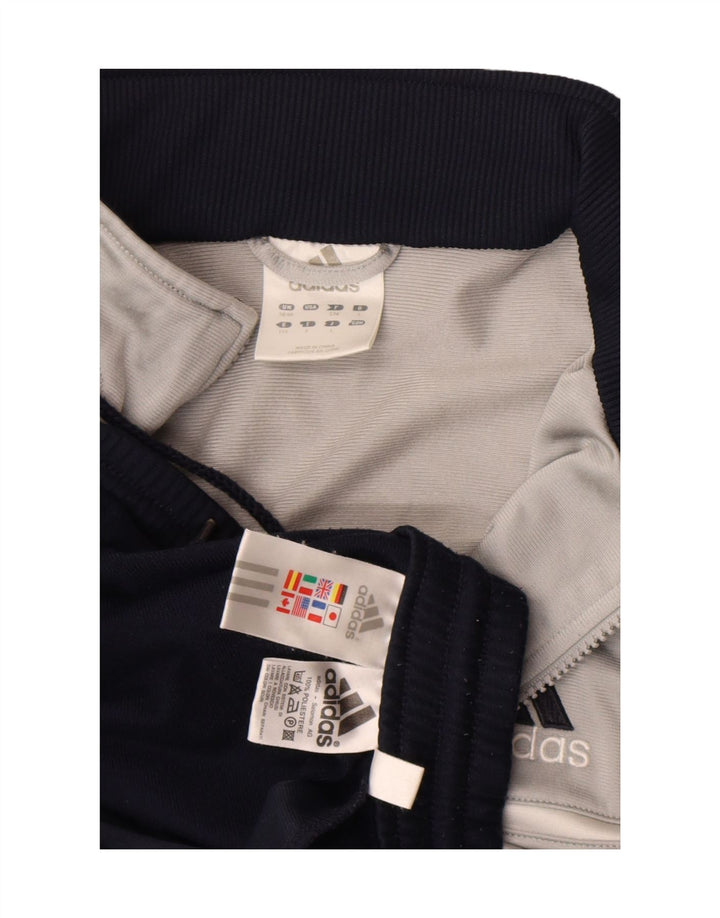 Adidas Survêtement complet pour homme UK 38/40 Gris moyen Colourblock Polyester
