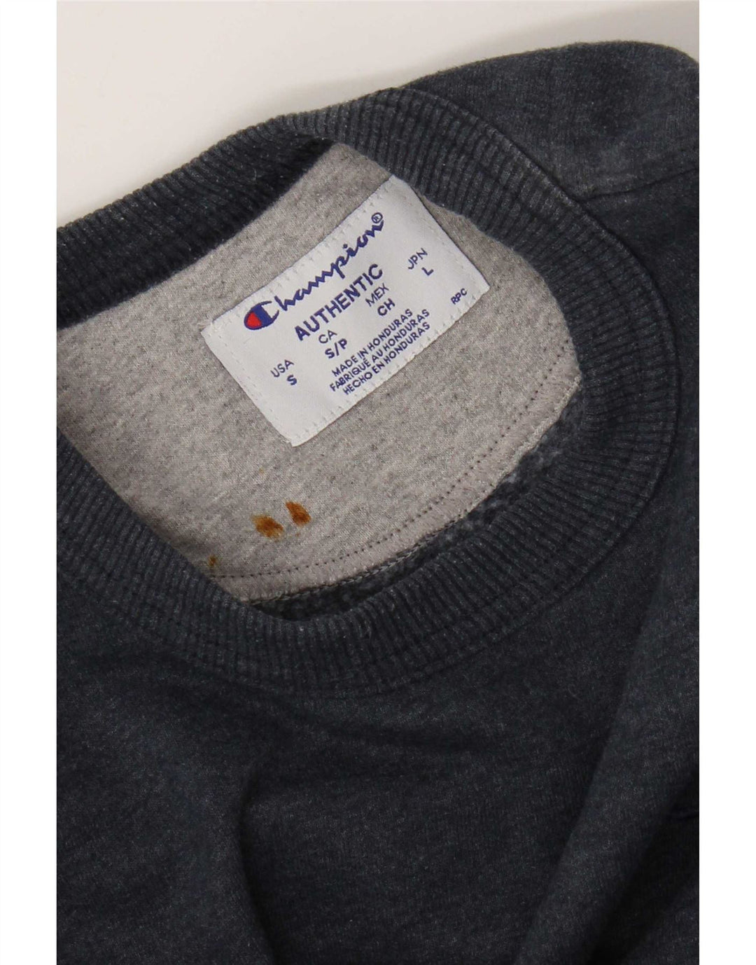 Champion Sweat-shirt pour homme Bleu marine Taille L