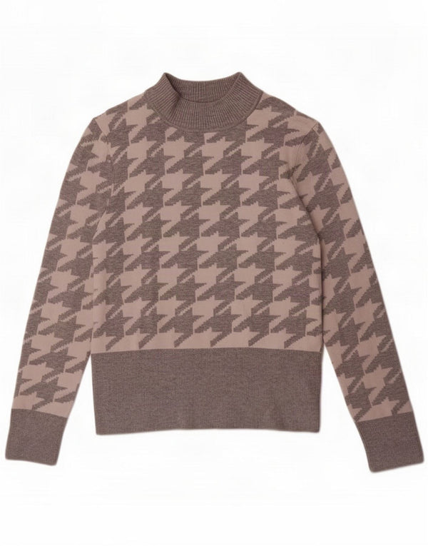 Marks & Spencer Pull à col roulé pour femme UK 14 Large Gris