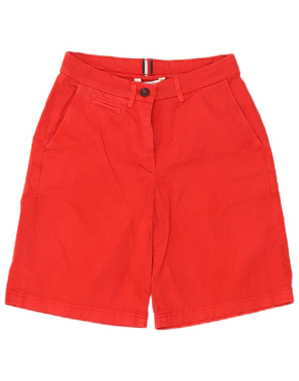 Tommy Hilfiger Short Chino Femme UK 4 XS W26 Coton Rouge