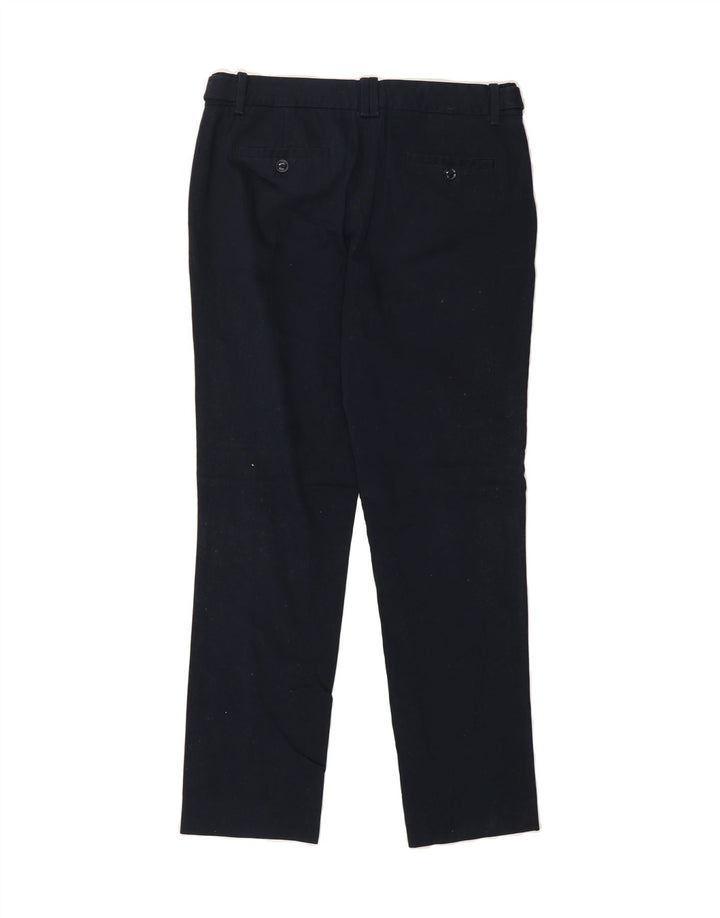 MASSIMO DUTTI Womens Slim Chino Trousers EU 40 Medium W32 L28 Navy Blue Vintage Massimo Dutti and Second-Hand Massimo Dutti from Messina Hembry 