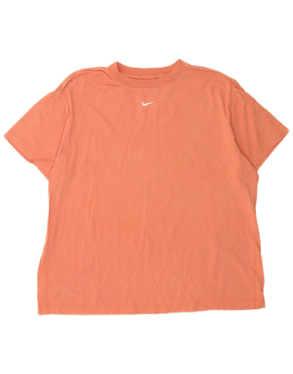 Nike T-shirt ample pour homme en coton rose Taille L