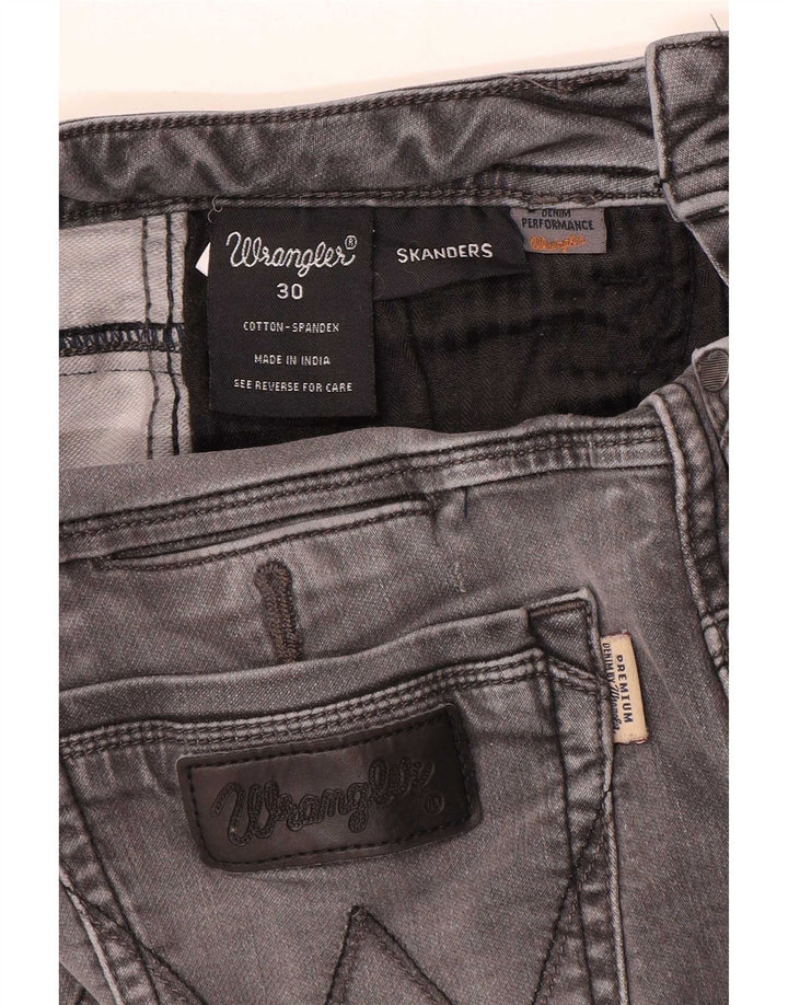 Wrangler Jean Slim Femme Skanders W30 L31 Gris Coton