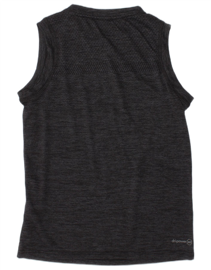 RUSSELL ATHLETIC Débardeur Dri-Power pour Garçon 7-8 Ans Gris Moyen Chiné
