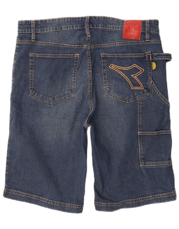 DIADORA Short Cargo en Jean W33 Homme Bleu Moyen en Coton