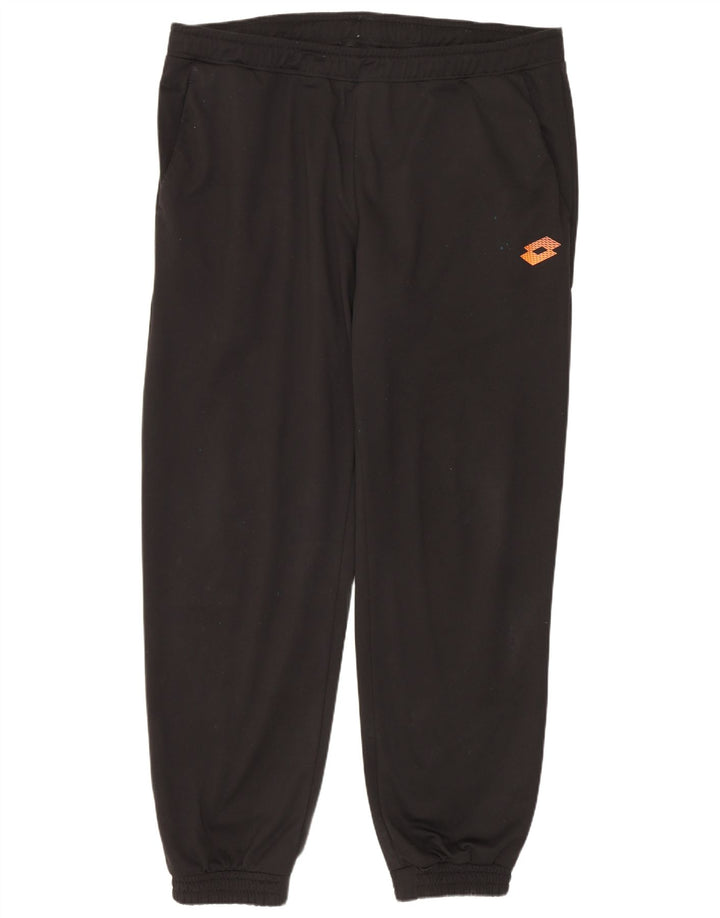 Lotto Pantalon de Survêtement Homme Joggers XL Noir Polyester