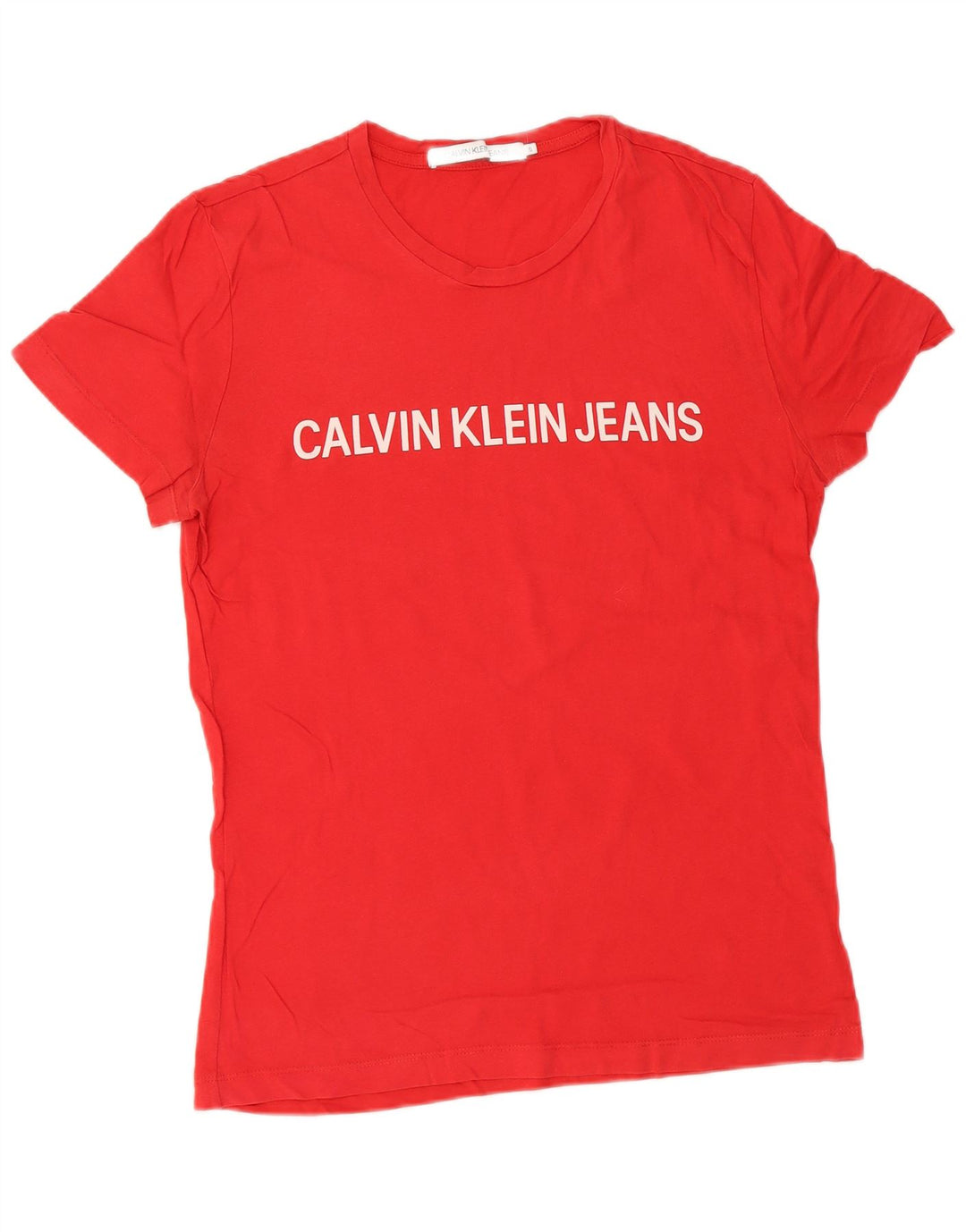 CALVIN KLEIN JEANS T-Shirt Graphique Homme Petit Rouge