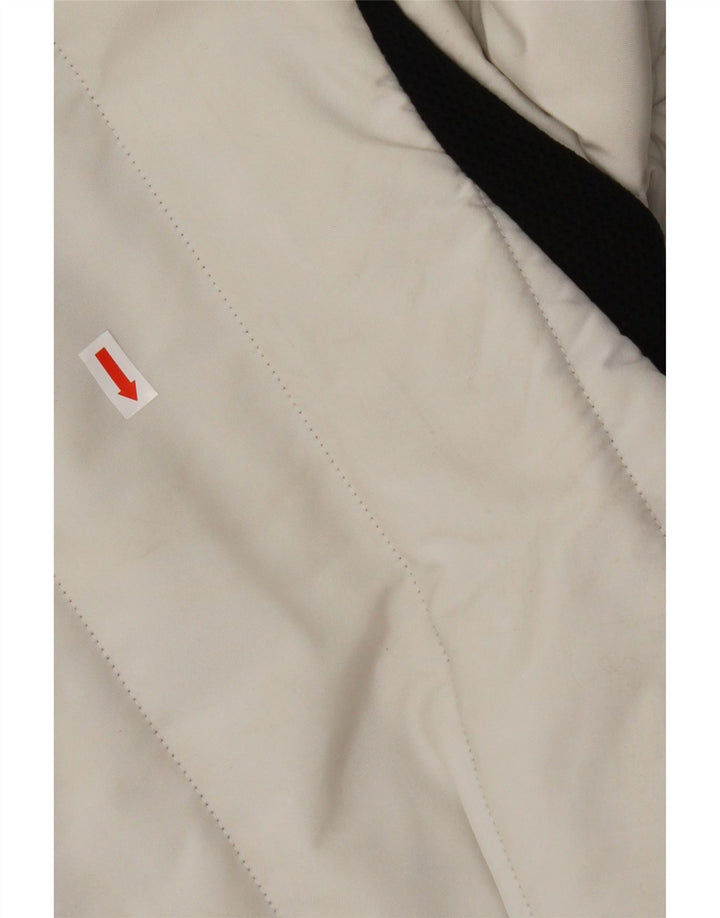 REFRIGIWEAR Veste Bomber à Capuche Femme UK 14 Medium Blanc Polyamide