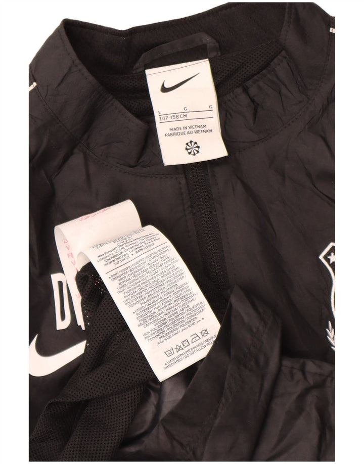 Nike Veste de pluie graphique pour garçon 12-13 ans Large Noir Polyester