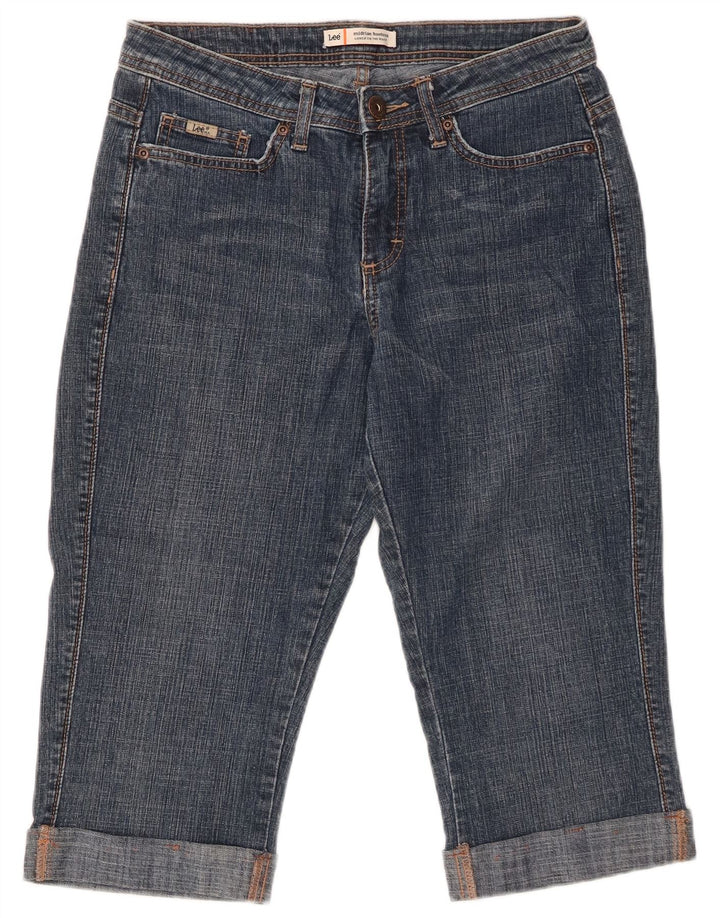 LEE Jean Capri taille moyenne pour femme US 8 Medium W29 Bleu Coton