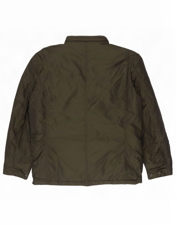 Tommy Hilfiger Veste utilitaire militaire à capuche pour homme UK 38 Kaki moyen