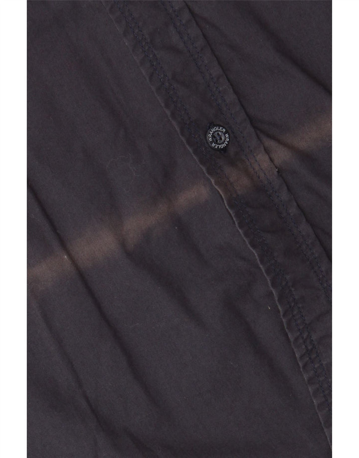 Wrangler Chemise à manches courtes pour homme 2XL en coton bleu marine