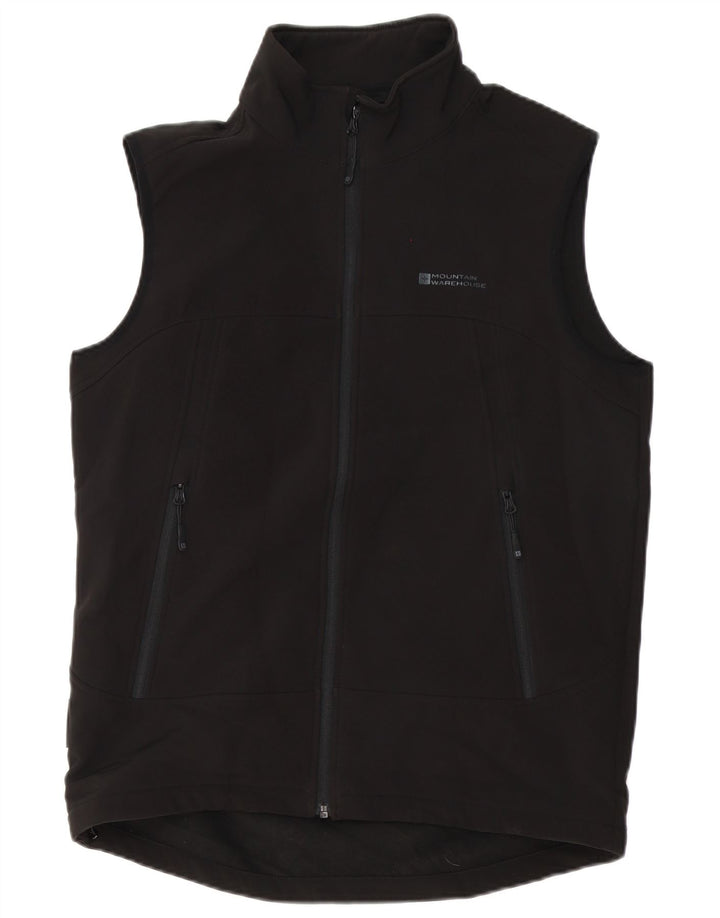 Mountain Warehouse Gilet Homme UK 38 Moyen Noir Polyester