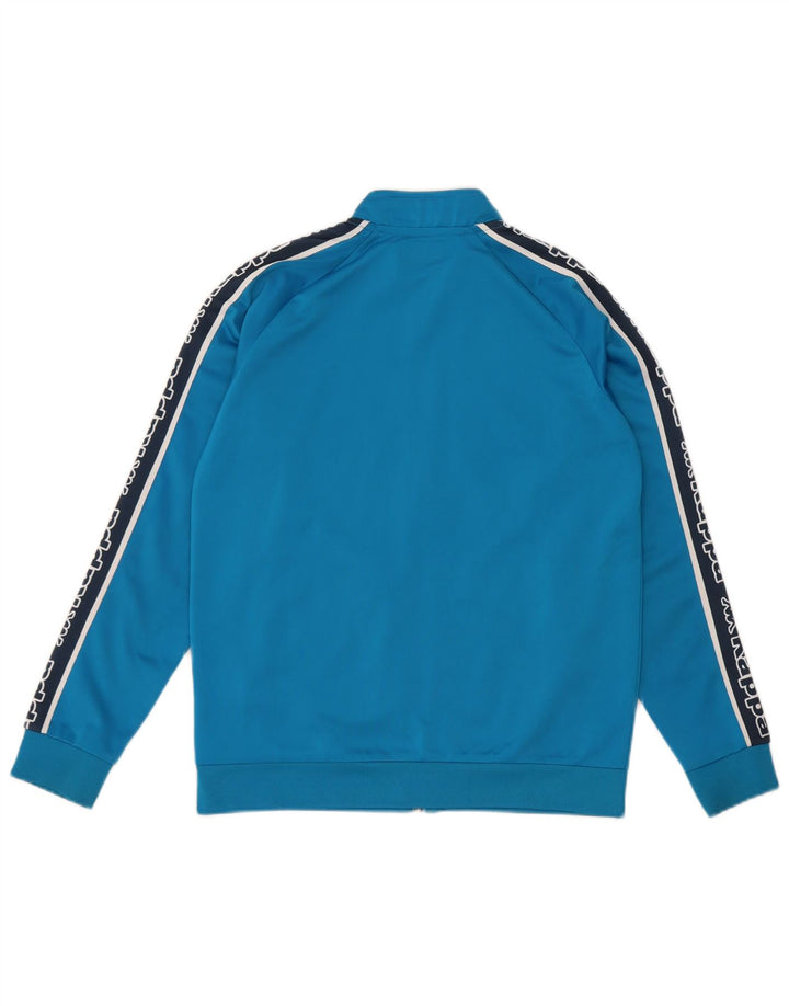 Kappa Veste de Survêtement Graphique Garçon 11-12 Ans Bleu Colorblock
