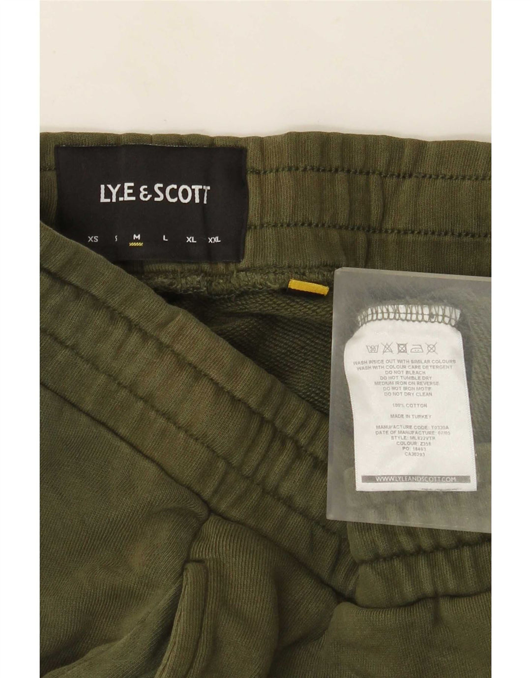Lyle & Scott Pantalon de Survêtement Joggers Homme Vert Moyen Coton