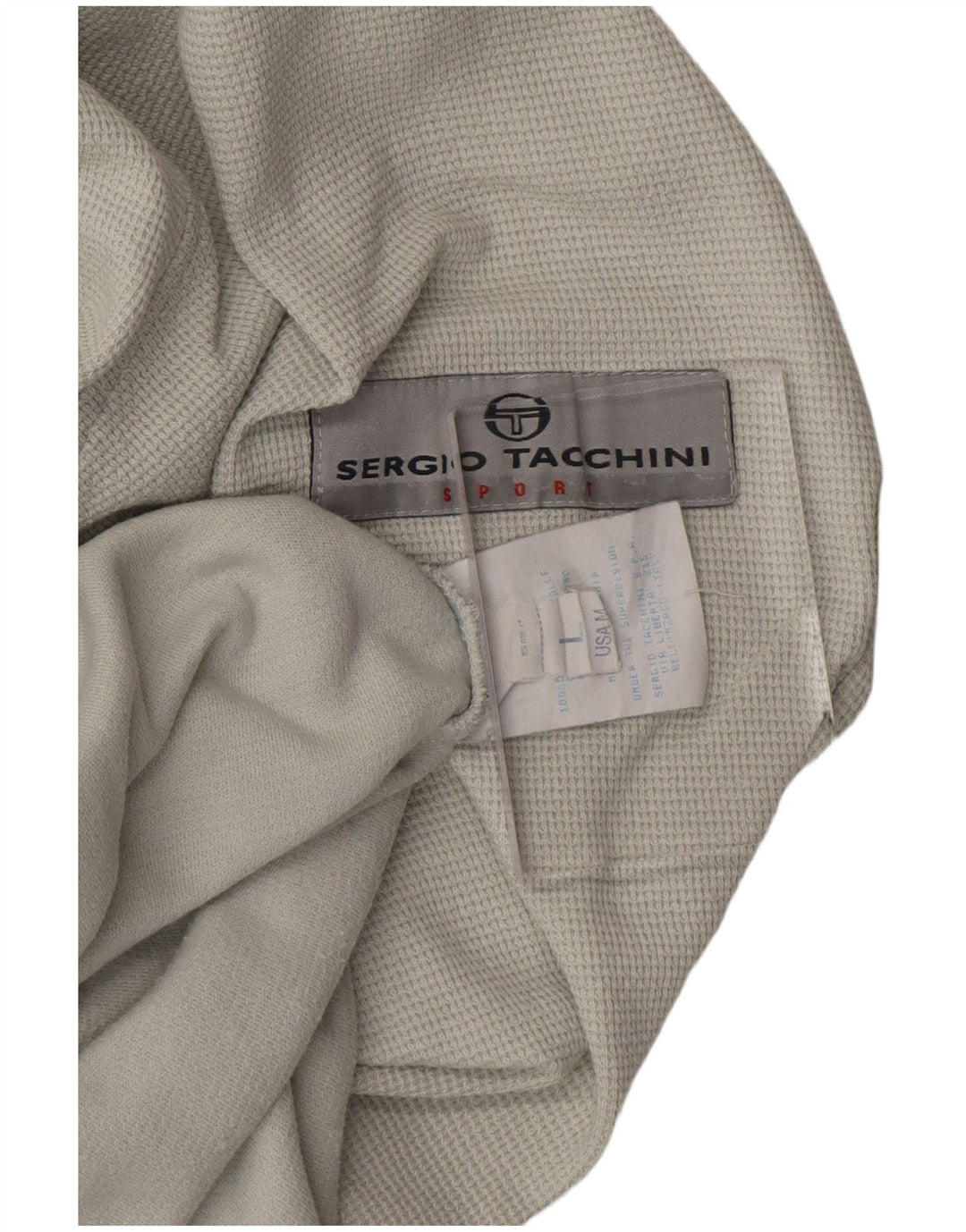 SERGIO TACCHINI Pull à capuche homme grand gris coton