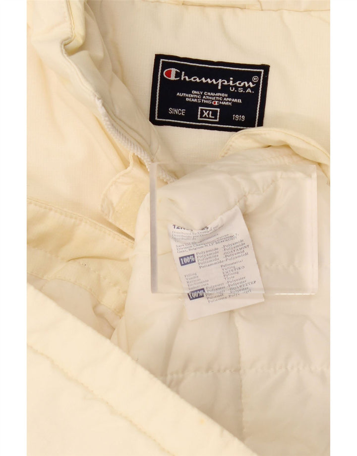 CHAMPION Gilet Femme UK 18 XL Blanc Cassé Polyamide