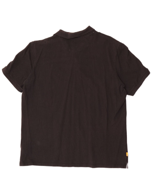 Timberland Polo coupe classique pour homme 2XL en coton noir