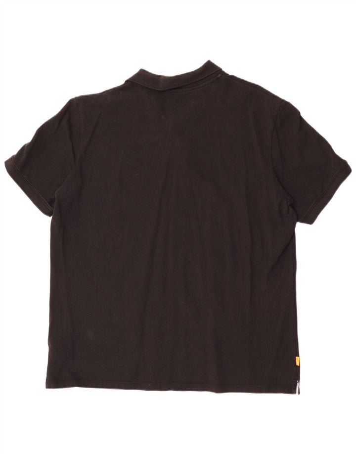 Timberland Polo coupe classique pour homme 2XL en coton noir