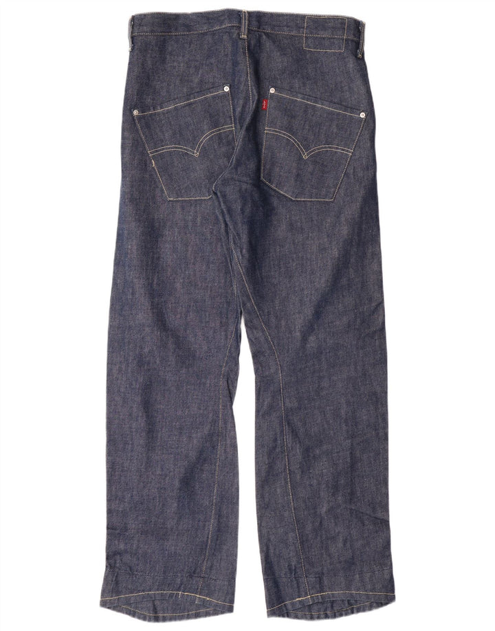 LEVI'S Jean droit 501 homme W32 L30 bleu coton classique