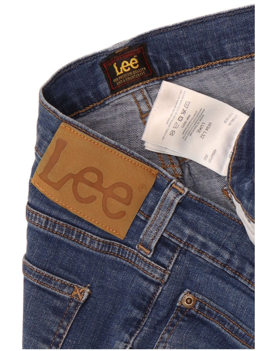 Lee Jean Slim Luke W34 L32 Homme Bleu Coton