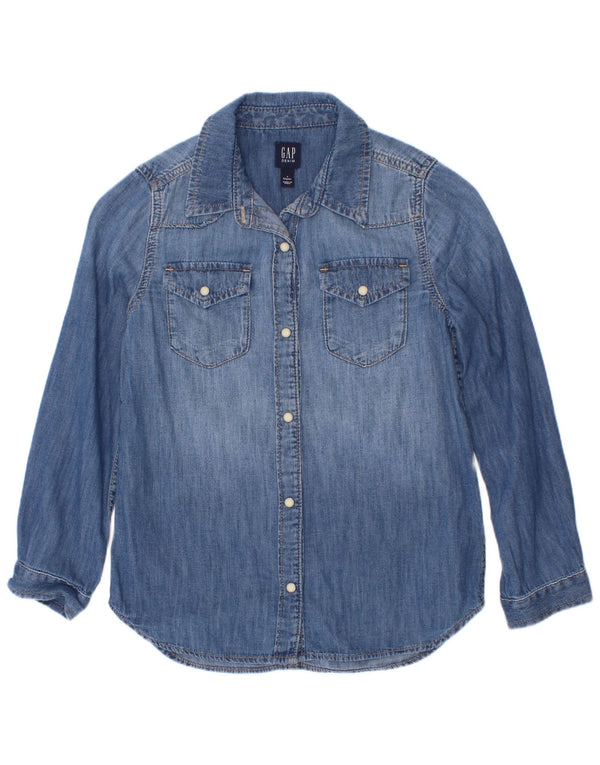Gap Chemise en Jean Fille 6-7 Ans Petit Bleu Coton