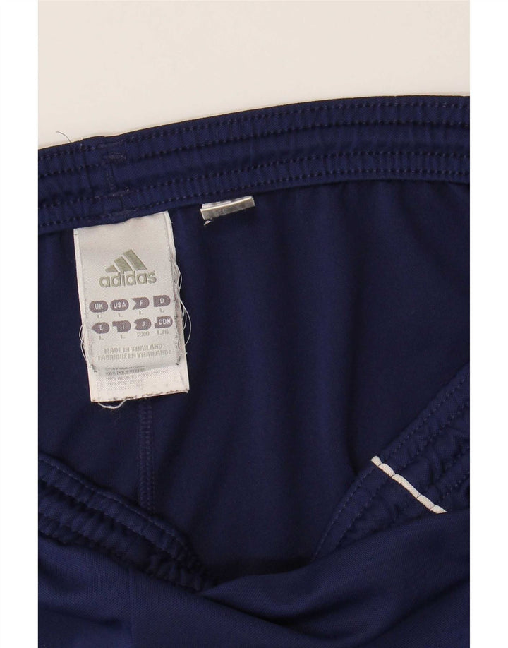 Adidas Short de sport Climalite Graphic pour homme en polyester bleu marine Taille L