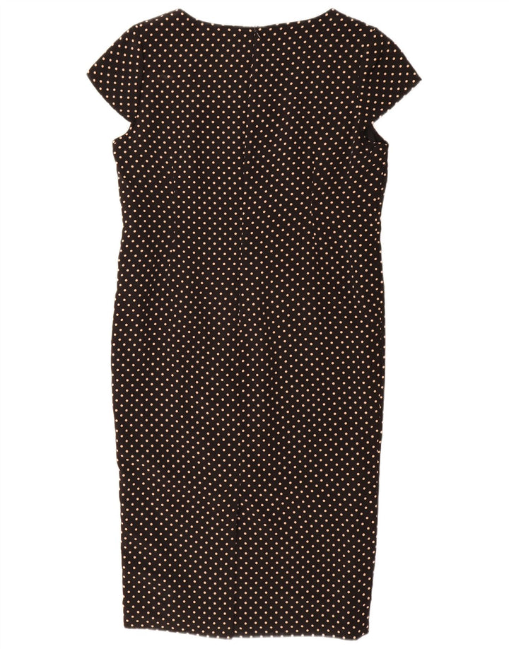 Minuet Robe fourreau pour femme UK 46 Grand noir à pois en polyester