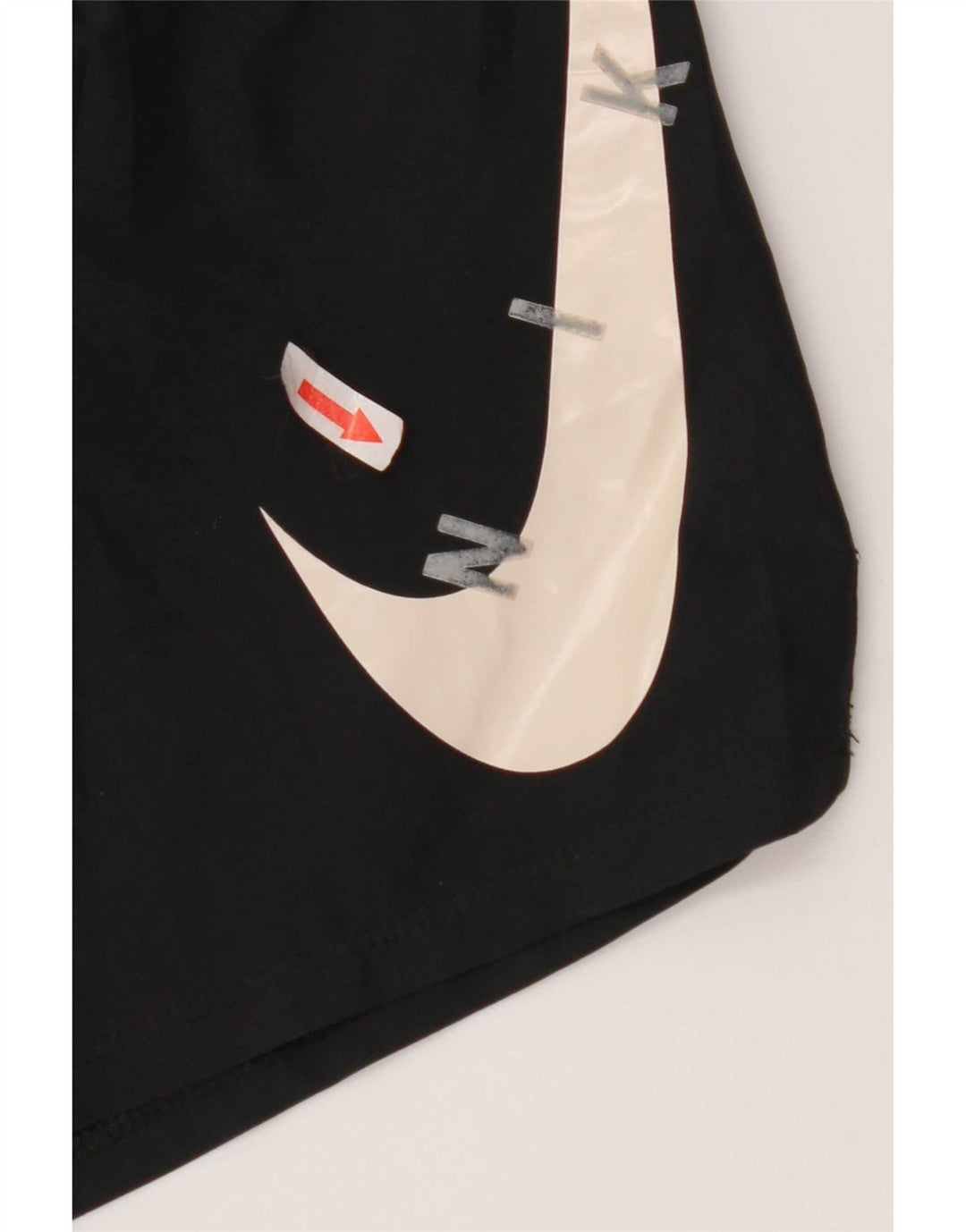 Nike Short de sport Dri Fit Graphic pour femme UK 14 Noir moyen Polyester