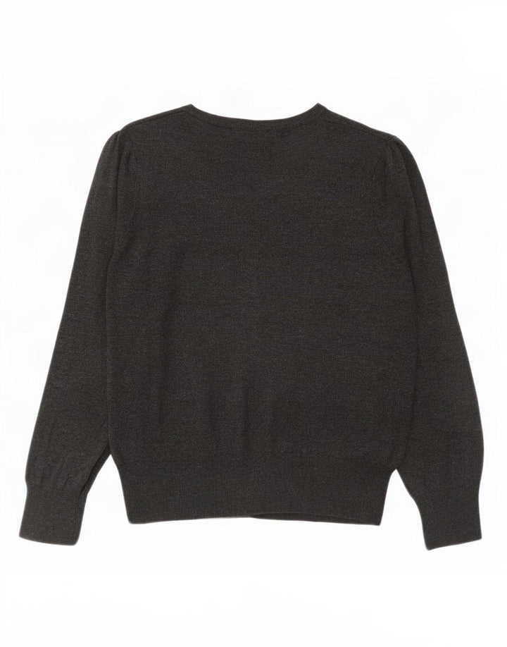 Marks & Spencer Cardigan pour femme en viscose gris moyen UK 42