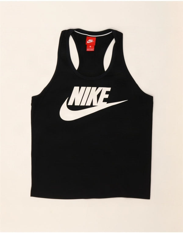 Nike T-shirt graphique pour femme UK 16 Large Noir