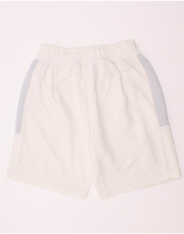 Nike Short de sport graphique pour garçon 10-11 ans en coton color block blanc moyen