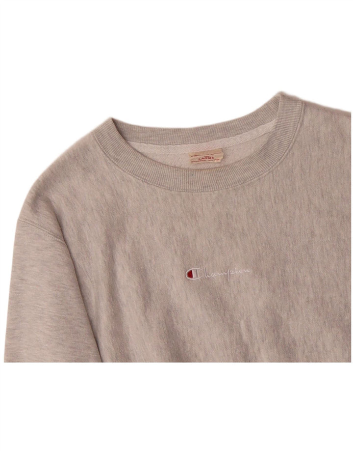 CHAMPION Sweat-Shirt Homme Grand Gris Moucheté Coton