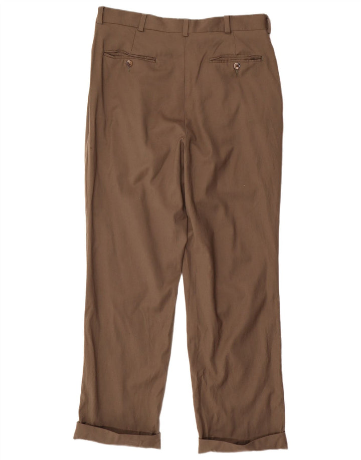 NAUTICA Pantalon de Costume à Chevilles Homme W33 L30 Laine Grise