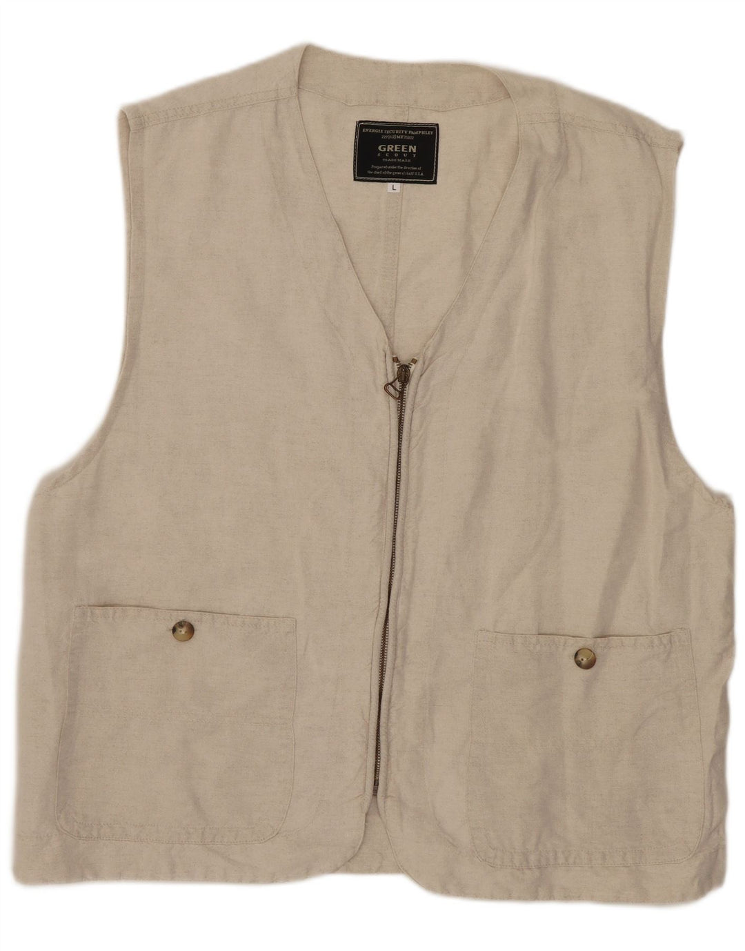gilet homme vintage Grand Beige
