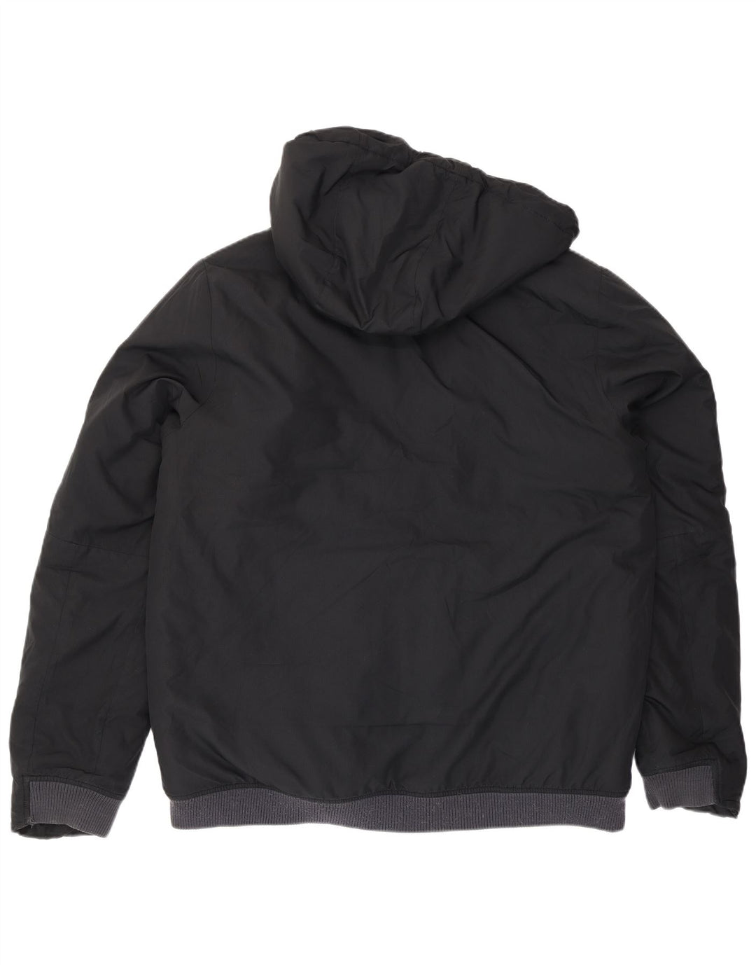 Nike Veste rembourrée à capuche pour homme UK 40 Large Noir Polyester