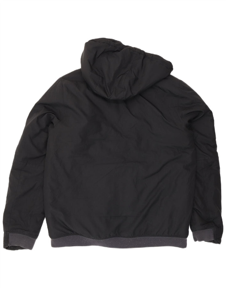 Nike Veste rembourrée à capuche pour homme UK 40 Large Noir Polyester