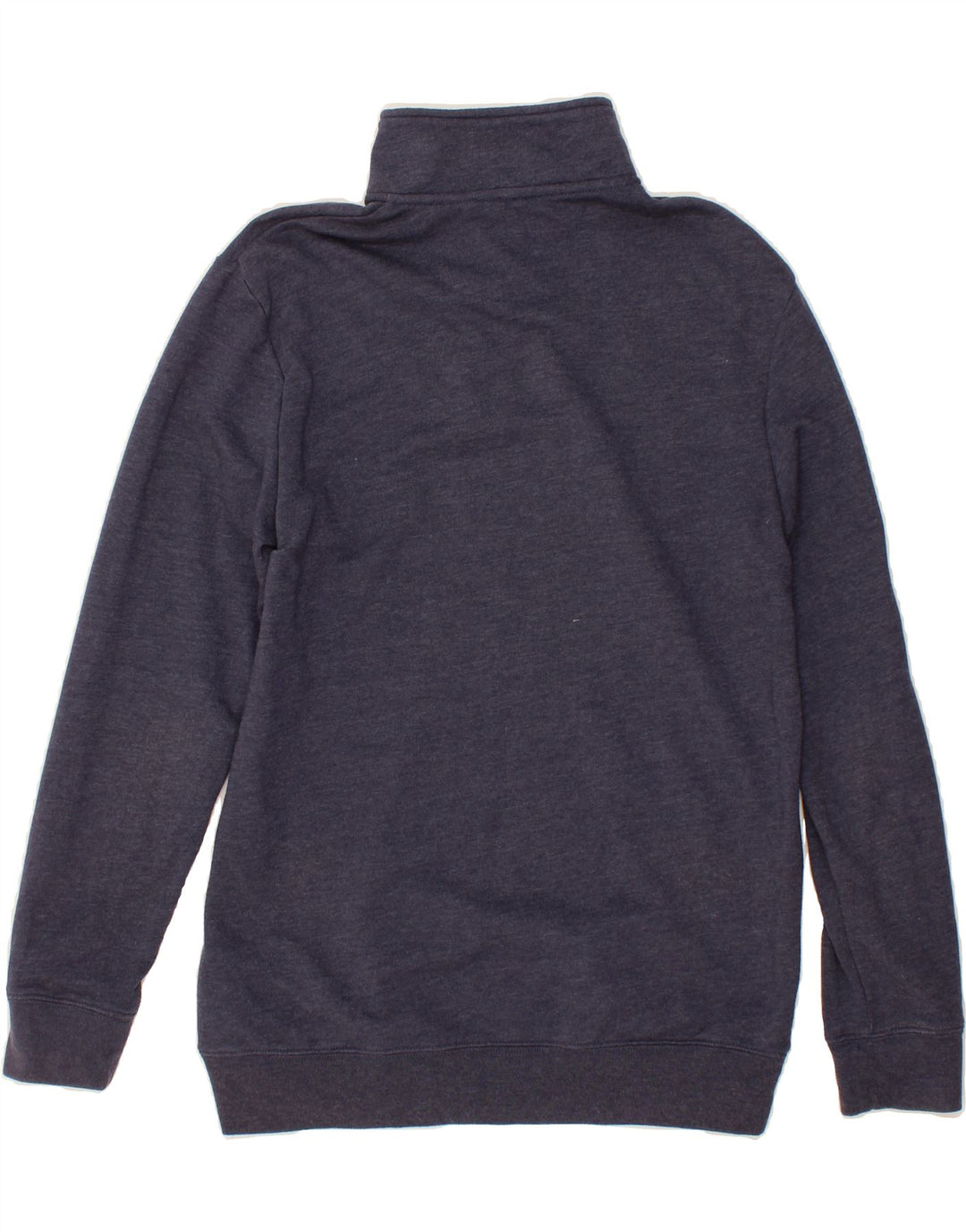 CHAPS Mens Zip Neck Sweatshirt Jumper Medium Navy Blue Cotton Vintage Chaps and Second-Hand Chaps from Messina Hembry 