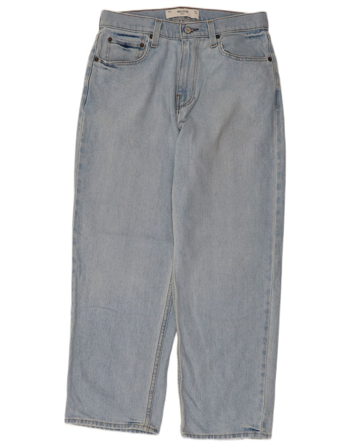HOLLISTER Jean Baggy Loose Homme W31 L30 Bleu Coton