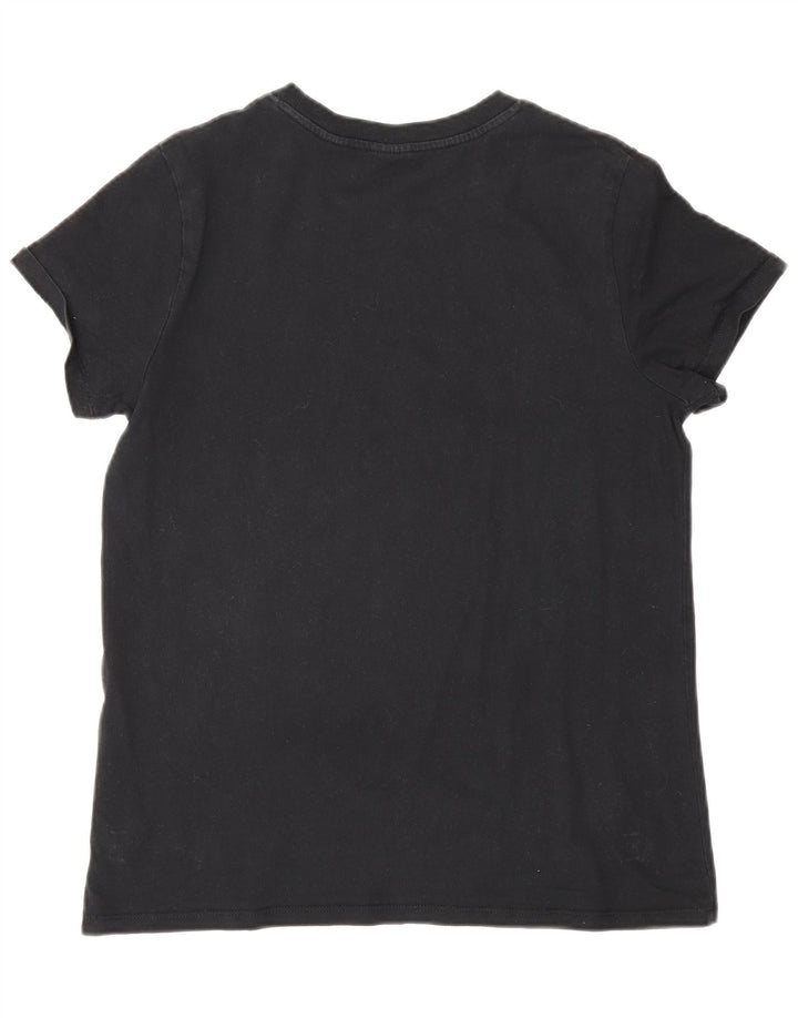Levi's T-Shirt Femme UK 14 Medium Noir