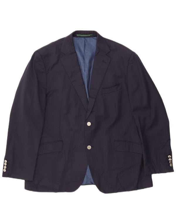 MARKS & SPENCER Veste blazer coupe régulière à 2 boutons pour homme UK 42 XL Bleu marine