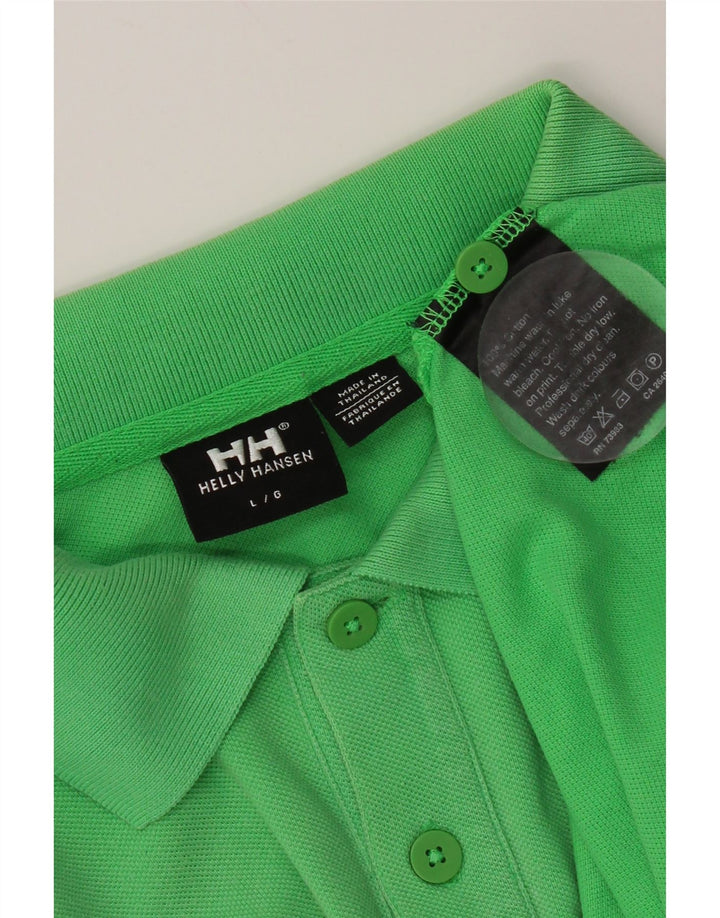 Helly Hansen Polo Homme Grand Vert Coton
