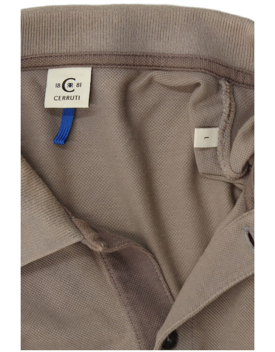 CERRUTI 1881 Polo Graphique Homme Grand Gris Coton