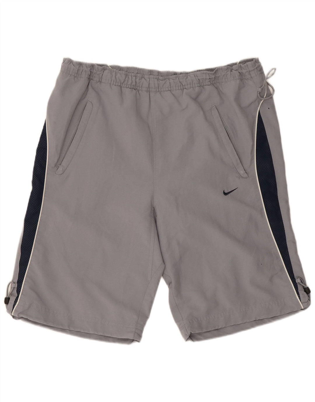 Nike Short de sport pour homme UK 31/33 Gris moyen Polyester colour block